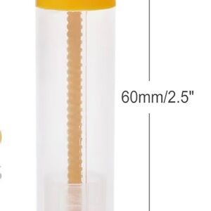 Yellow and Clear Lipstick Holder empty 48 pieces